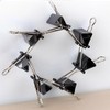 Clips, Double Clips, 0.75 inches (19 mm), 60 Pcs, Small