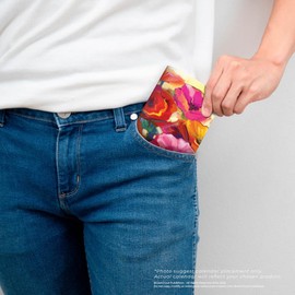 Floral Fireworks | 2025-2026 3.5 x 6.5 Inch Two Year Monthly Pocket Planner Calendar | Foil Stamped Cover | BrownTrout | Art Paintings Floral Design