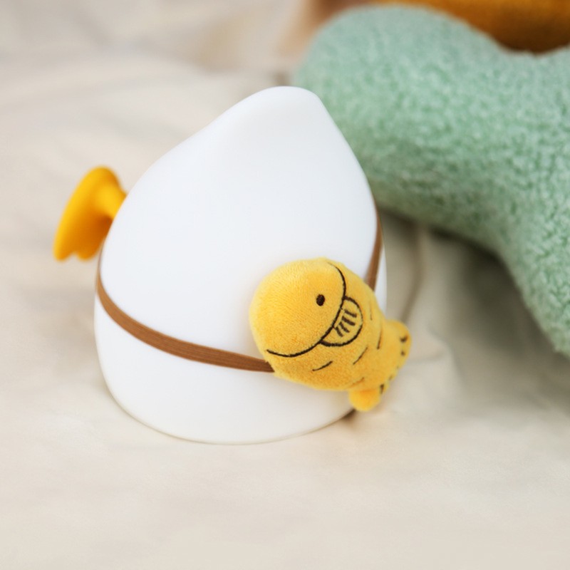 Cartoon Duck Night Light USB Rechargeable Silicone Pat Night Light
