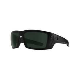 SPY Rebar 6700000000164 62MM ANSI Matte Black/Happy Gray Green Polar Rectangular Sunglasses for Men + BUNDLE with Designer iWear Eyewear Kit
