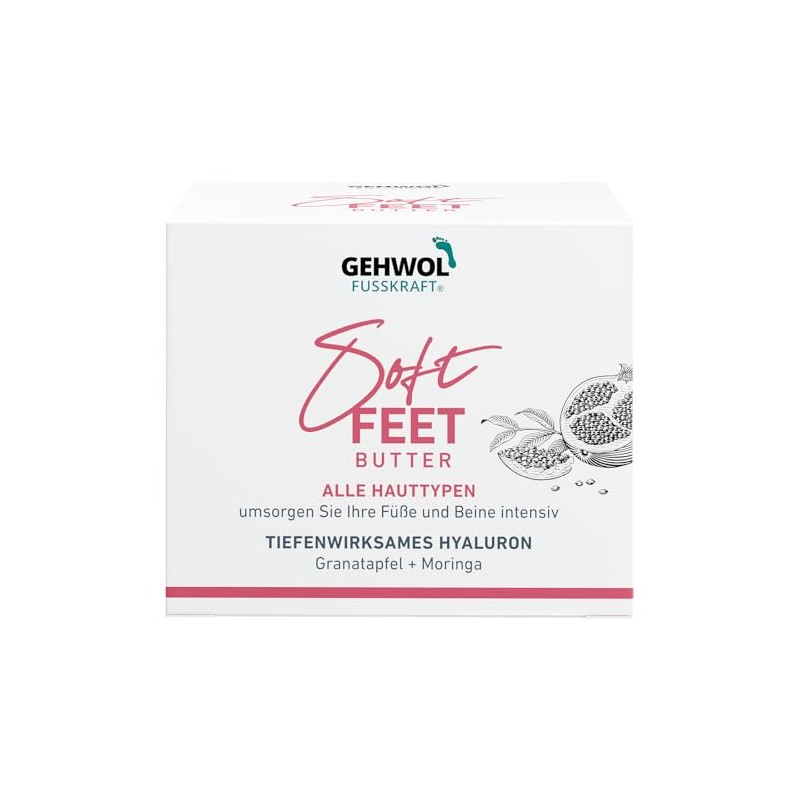 Gehwol Soft Feet Butter, Intensively Nourishes Stressed Feet and Legs,