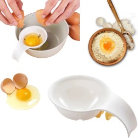 Unbranded 3pcs White Egg White Yolk Separator, Kitchen Gadget Cooking Specialty Tools