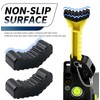 2PCS 3 Ton Car Jack Stand Pads with Serrated Slipless