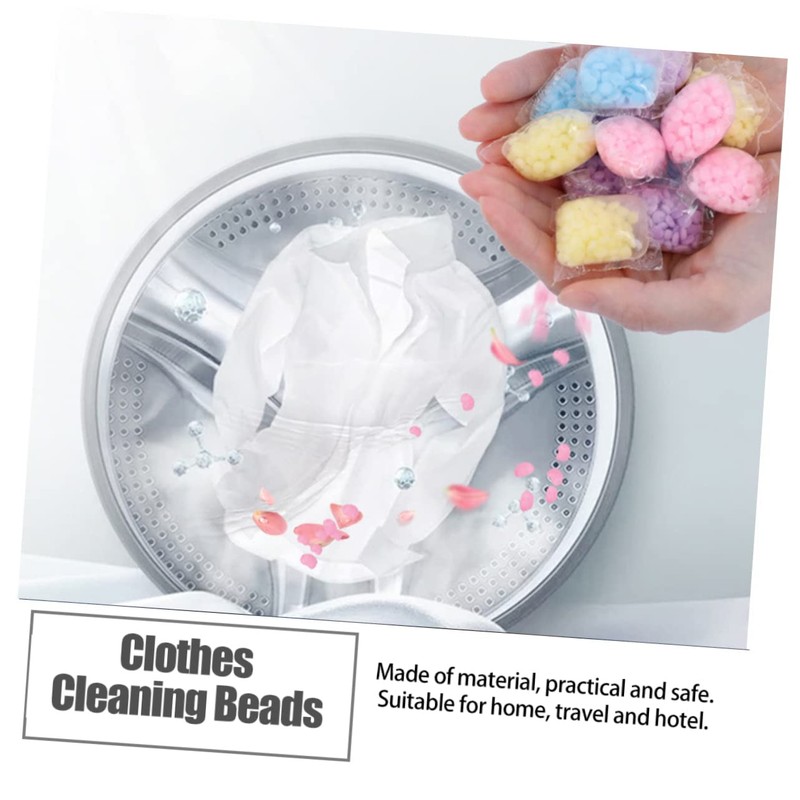NOLITOY 2sets Laundry Cleaning Tools Scent Booster Beads Deep Cleaning