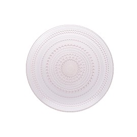 Fortessa Jupiter Glass, 13" Charger/Platter Plate (Set of 4), Pink