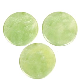 3 PCS Jade Stone Glue Pallet for Eyelash Extension Round Lash Grafting Grafting Holder PadJade Stone False Eyelash Pallet