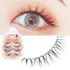 Dorisue Natural Round Eyes False Eyelashes - Ultra-Thin Invisible Band