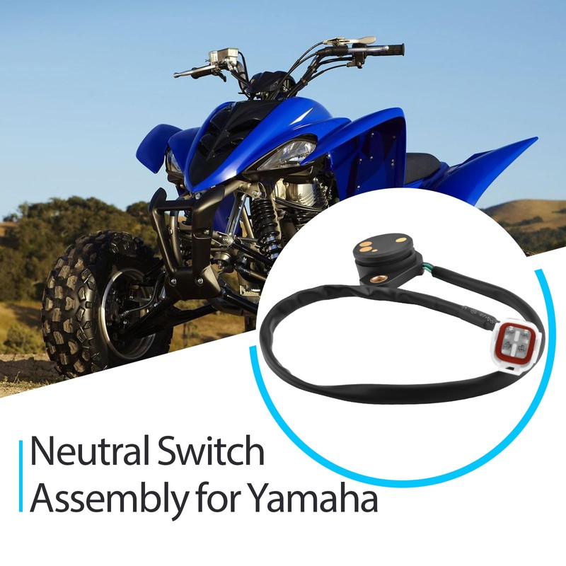 Neutral Switch Assembly Compatible with Yamaha Rhino 660 YXR660F Grizzly