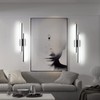 PRESDE Black Bathroom Light Fixtures Over Mirror 32inch LED Vanity