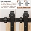 2PCS Adjustable Barn Door Stopper, Upgrade Sliding Barn Door Stopper