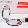 Zcooooool Makeup Mirror, 6.7 cm Round Folding Mirror, Professional Double-Sided