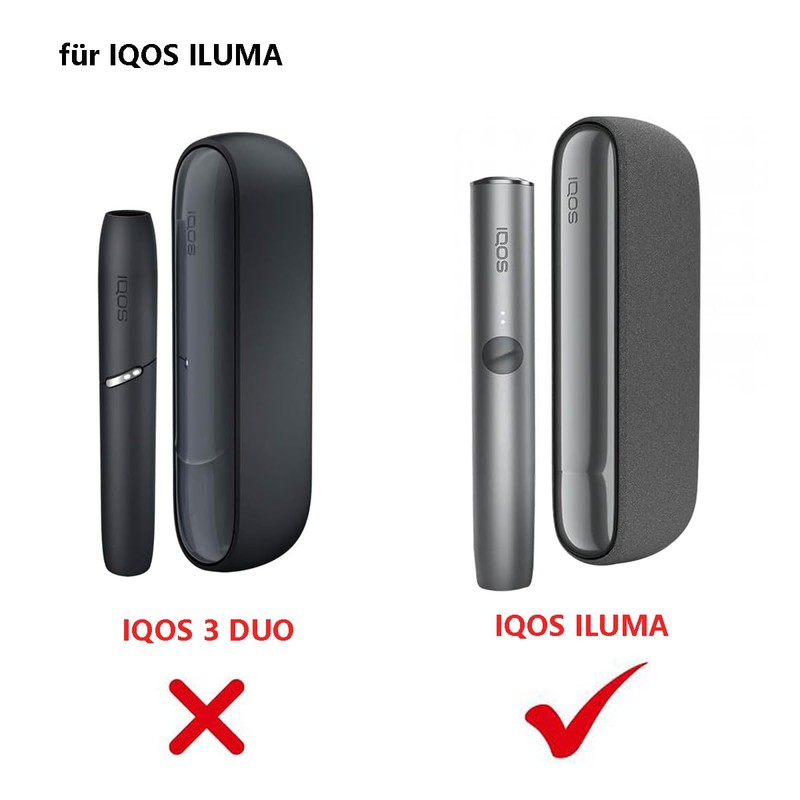 Protective Case for Iqos Iluma Polyurethane Leather Blue