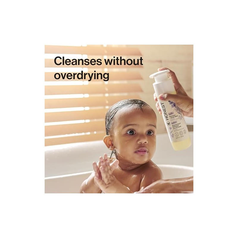 Honest Shampoo & Body Wash, Ultra Calming Dreamy Lavender, 10