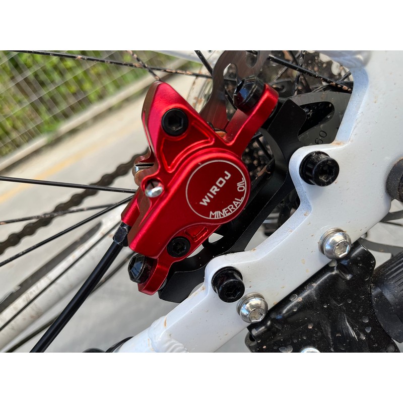 WIROJ Mountain Bike Hydraulic Disc Brake Set, Front & Rear