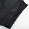SCARLET DARKNESS Women's Steampunk Corset Vest Plain Lace-Up Medieval Bodice,