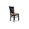 East West Furniture VAC-BLK-C Upholstered Chair, Standard Height