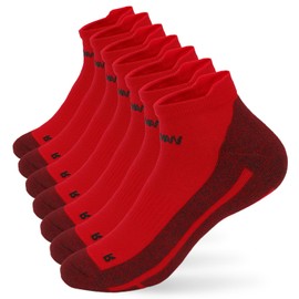 WANDER Men's Ankle Athletic Running Socks Sports Low Cut Cushioned Socks Gym Short Thick Socks for Men 7 Pairs