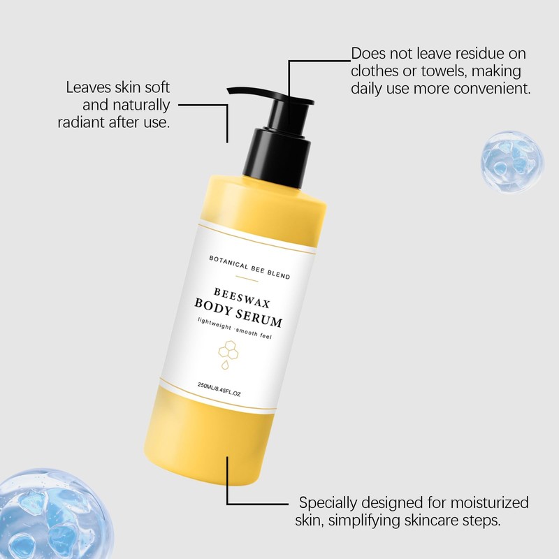 Beeswax Body Serum for Crepey Skin