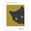 pepita Cat Around Corner Golds Needlepoint Canvas