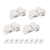 METALLIXITY Double Magnetic Touch Latch (1.38"x2.72") 4Pcs, Plastic Touch Latches
