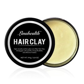 Linahealth Matte Pomade Clay, Pomada tipo Arcilla Acabado Mate para peinar y fijar el Cabello Base Agua 100g / 4 Oz esta arcilla es utilil para modelar tu pelo