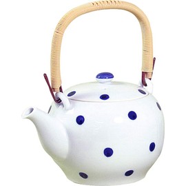 wa-rudokurieito 急須 Classic 染付ke 土瓶 Polka Dot 800Cc Bluer Flowers 14415