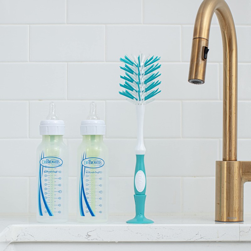 Dr. Brown's Deluxe Bottle Brush for Cleaning Baby Bottles, Nipples,