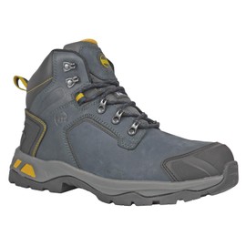 HOSS, Composite Toe, Nubuck Leather,Thinsulate,Waterproo, Size 11 Width Wide, Color Blue, Model# 60700 11 2E