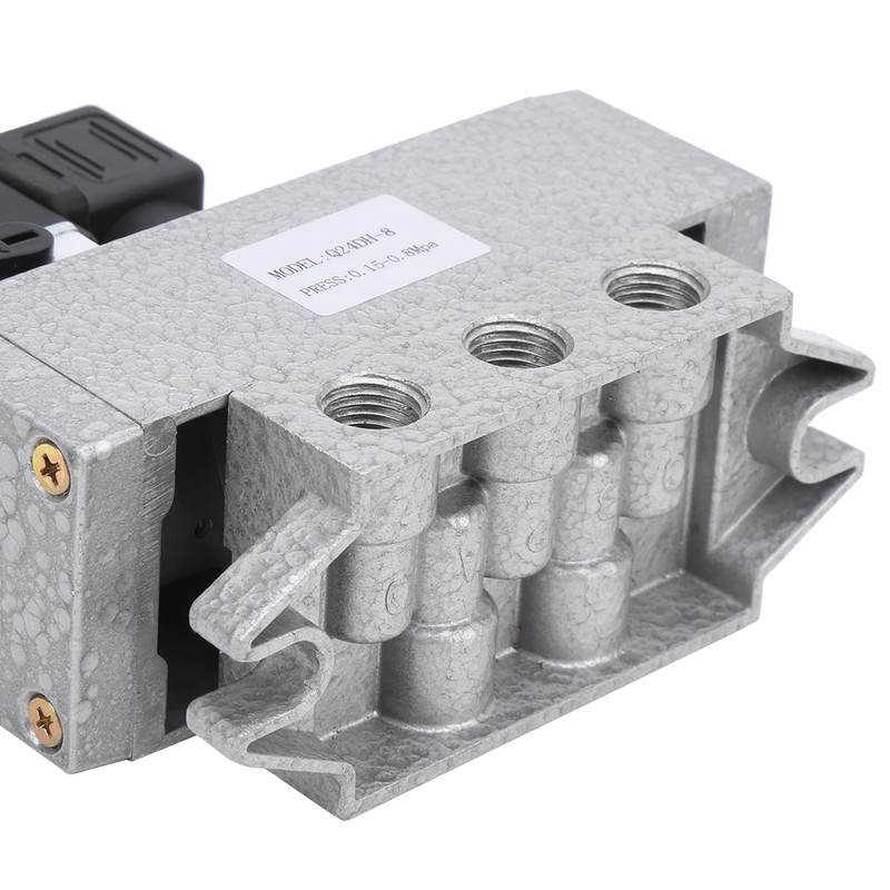 Electric Solenoid Valve G1/4in 2 Position 4 Way Square Single