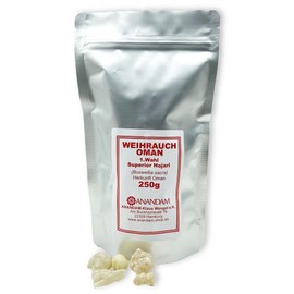 Incense Oman Superior Hojari - Boswellia Sacra - 1st Quality - 250g