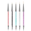 ZEOHBETY Nail Art Brushes, 5Pcs Nail Art Liner Brushes, Dotting
