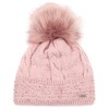 Faera Winter Warm Lined Faux Fur Bobble Hat Fleece Lining