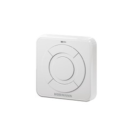Hörmann FIT 5 868-BS 4556698 Wireless Interior Button White 26Spr (Four Button Functions + Query Button, White, Intuitive Operation, Remote Control, Smart Home)