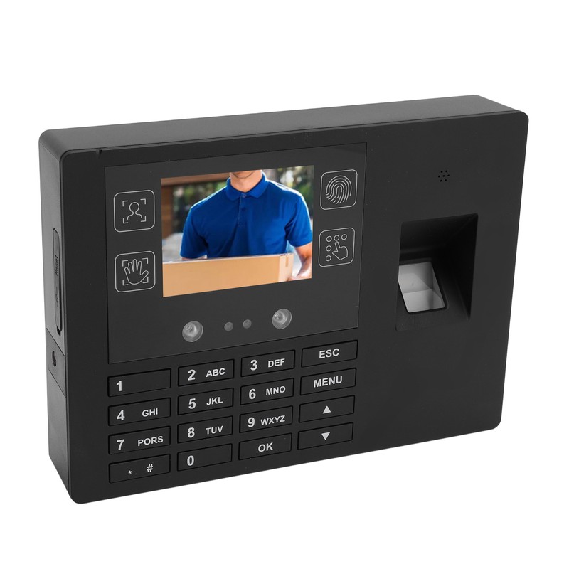 2.8 Inch Biometric Time Clock Multifunction Employee Time Attendance Machine