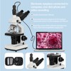 40-5000X Trinocular Biological Outdoor Educational Student Lab Microscopemagnification: 5000X, eyepiece