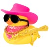 Patito Vaquero(need to assemble)-cowboy rubber duck: cool cartoon car Duck