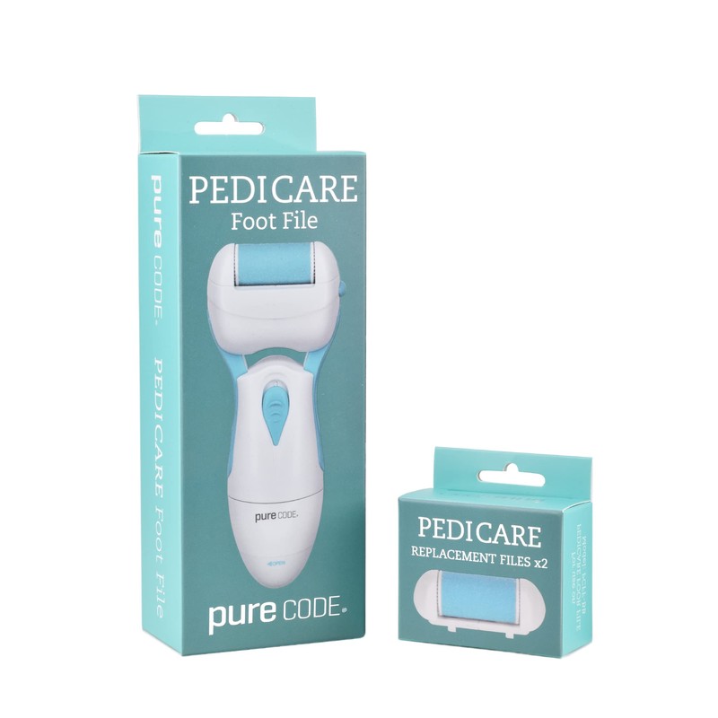 PURECODE PEDICARE Foot File with 2 Extra Replacement Files