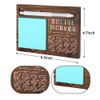 Wooden Sticky Note Holder for Social Workers, Appreciation Gift with