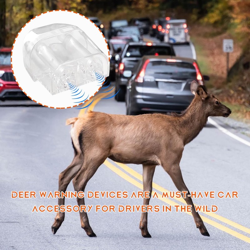 BWBWND 2 PCS Deer Whistles for Cars, Save Deer Avoid