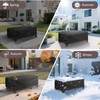 Hiticover Outdoor Coffee Table Cover Rectangle, 35 Inch Waterproof Patio