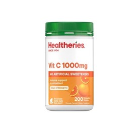 헬써리스 비타민C 1000mg 200츄어블 Healthris Vitamin C 1000mg 200 Chewables