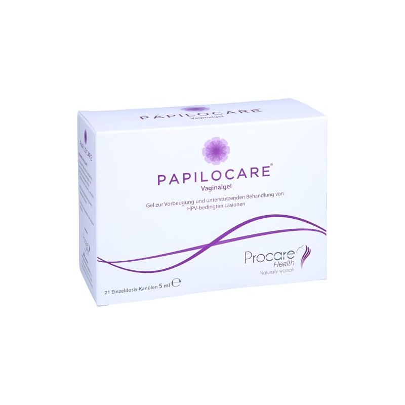 Papilocare Vaginal Gel 21 canulas of 5 ml