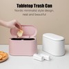 Mini Garbage Can, SHAIDOJIO, Small Trash Bin with Lid, Desktop