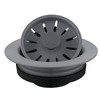 Karran QDFGR Decorative Disposal Flange in Grey, Fits 3.5 Inc