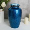 THE ASCENT MEMORIAL Forest Blue Adult Cremation Urn for Human
