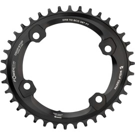 Wolf Tooth Elliptical 110 BCD 4 Bolt Chainring for Shimano GRX 38T
