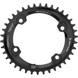Wolf Tooth Elliptical 110 BCD 4 Bolt Chainring for Shimano GRX 38T