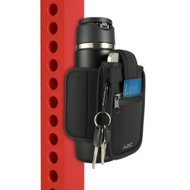 A2C Magnetic Water Bottle Sleeve Bag for Gym - Secure Magnetic Gym Bag Attach to Any Metal Surfaces - Fits 18-40oz Bottles - Versatile Gym Accessories for Men and Women