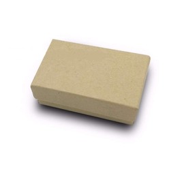 12 Pack Cotton Filled Kraft Paper Cardboard Jewelry Gift and Retail Boxes 3 X 2 X 1 Inch #32 Size by R J Displays