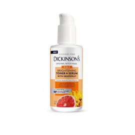 Dickinson Original Witch Hazel Brightening Toner + Grapefruit Serum |100% Natural Distilled Alcohol Free Gently Exfoliates and Tone Skin Improve Pores 4 Fl Oz Style / 디킨슨 오리지널 위치 헤이즐 브라이트닝 토너 + 자몽 세럼 | 100% 천연 증류 알코올 프리 부드럽게 각질 제거 및 톤 피부 모공을 개선 4 Fl Oz Style